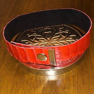 Vegan Leather Snakeskin Strap NWOT